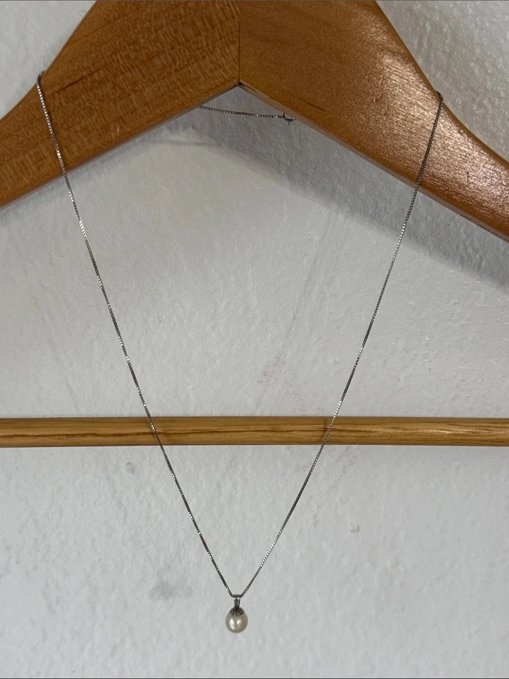 Sterling Pearl Necklace